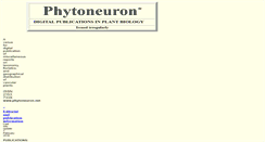 Desktop Screenshot of phytoneuron.net